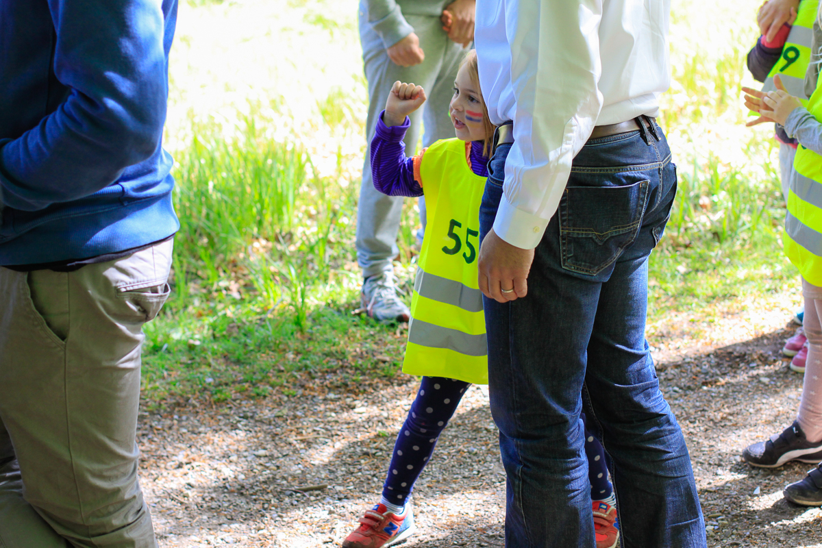 Toddlers in forest school get outside with their education and invite parents to join in on for Field Day in Denmark.