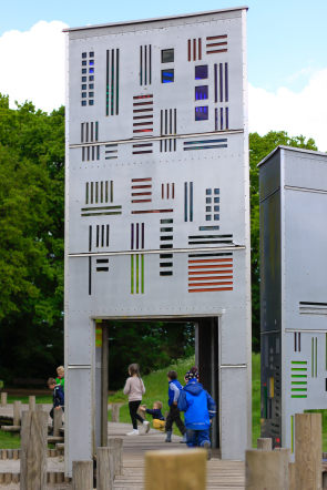 An awesome children's playground in Valby, outside of Copenhagen,  Denmark visited by this forest school toddler.