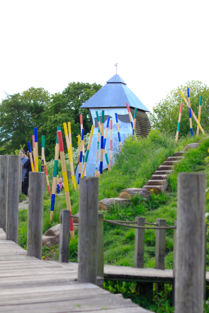 An awesome children's playground in Valby, outside of Copenhagen,  Denmark visited by this forest school toddler.