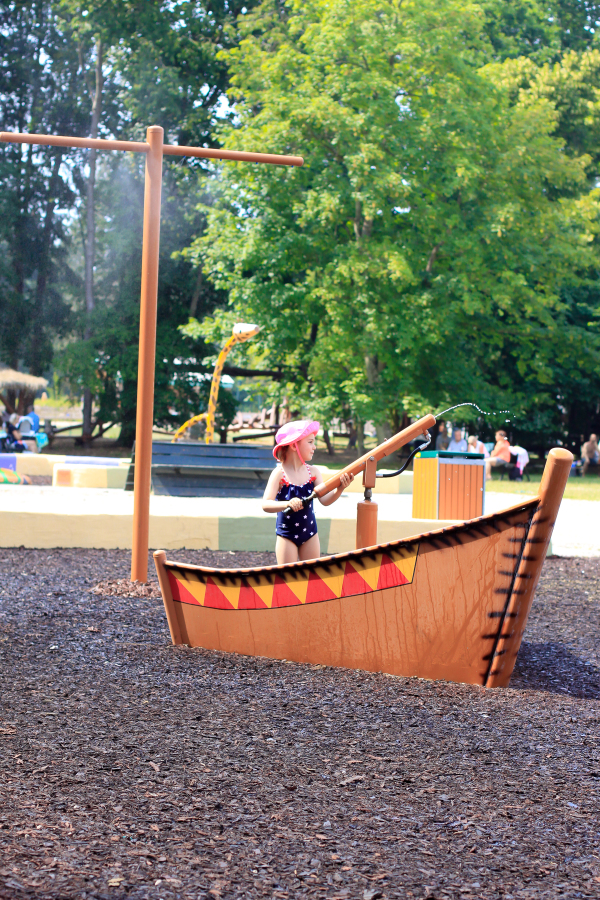 One of the coolest playgrounds for tots and kids alike at the Knuthenborg Safari Park in Denmark, an easy day trip from Copenhagen .