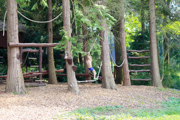 One of the coolest playgrounds for tots and kids alike at the Knuthenborg Safari Park in Denmark, an easy day trip from Copenhagen .