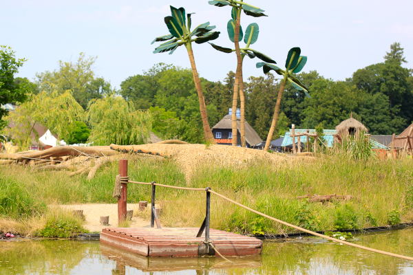 One of the coolest playgrounds for tots and kids alike at the Knuthenborg Safari Park in Denmark, an easy day trip from Copenhagen .