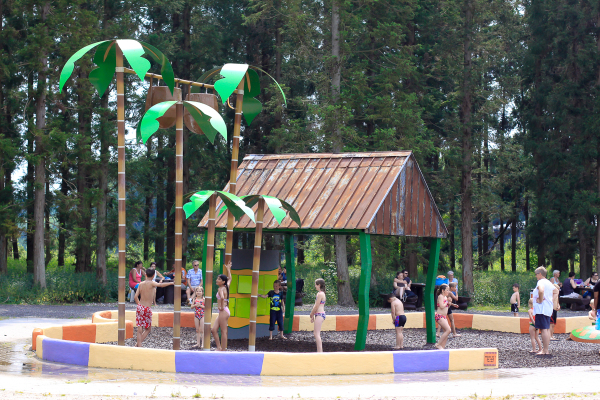 One of the coolest playgrounds for tots and kids alike at the Knuthenborg Safari Park in Denmark, an easy day trip from Copenhagen .