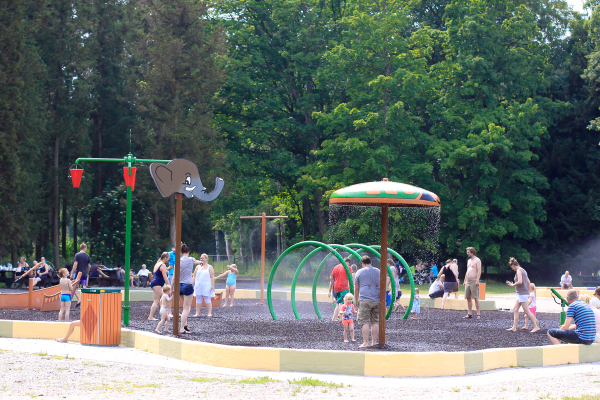 One of the coolest playgrounds for tots and kids alike at the Knuthenborg Safari Park in Denmark, an easy day trip from Copenhagen .