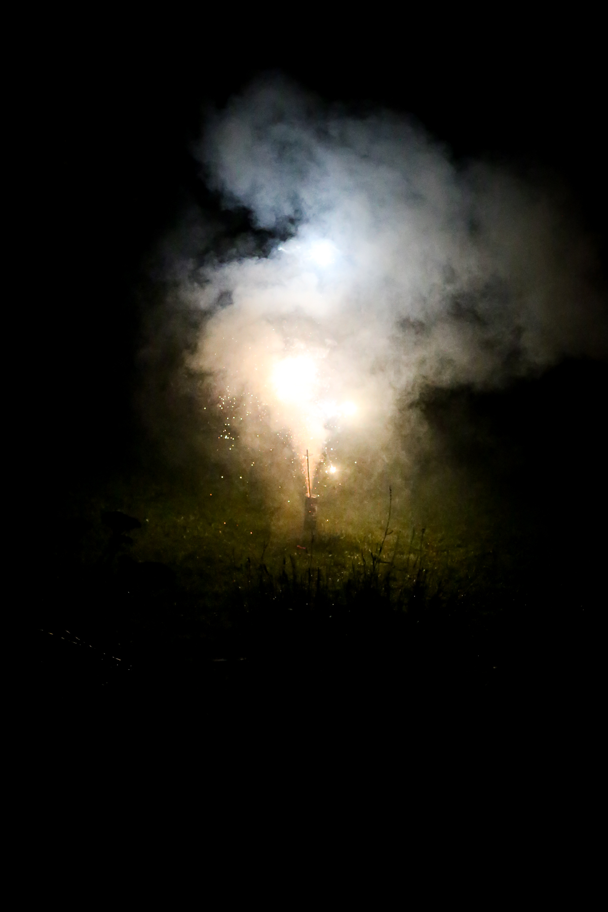 In Denmark, everyone launches their own fireworks on New Year's Eve - literally.  Even the youngest take part - don't forget those safety goggles!