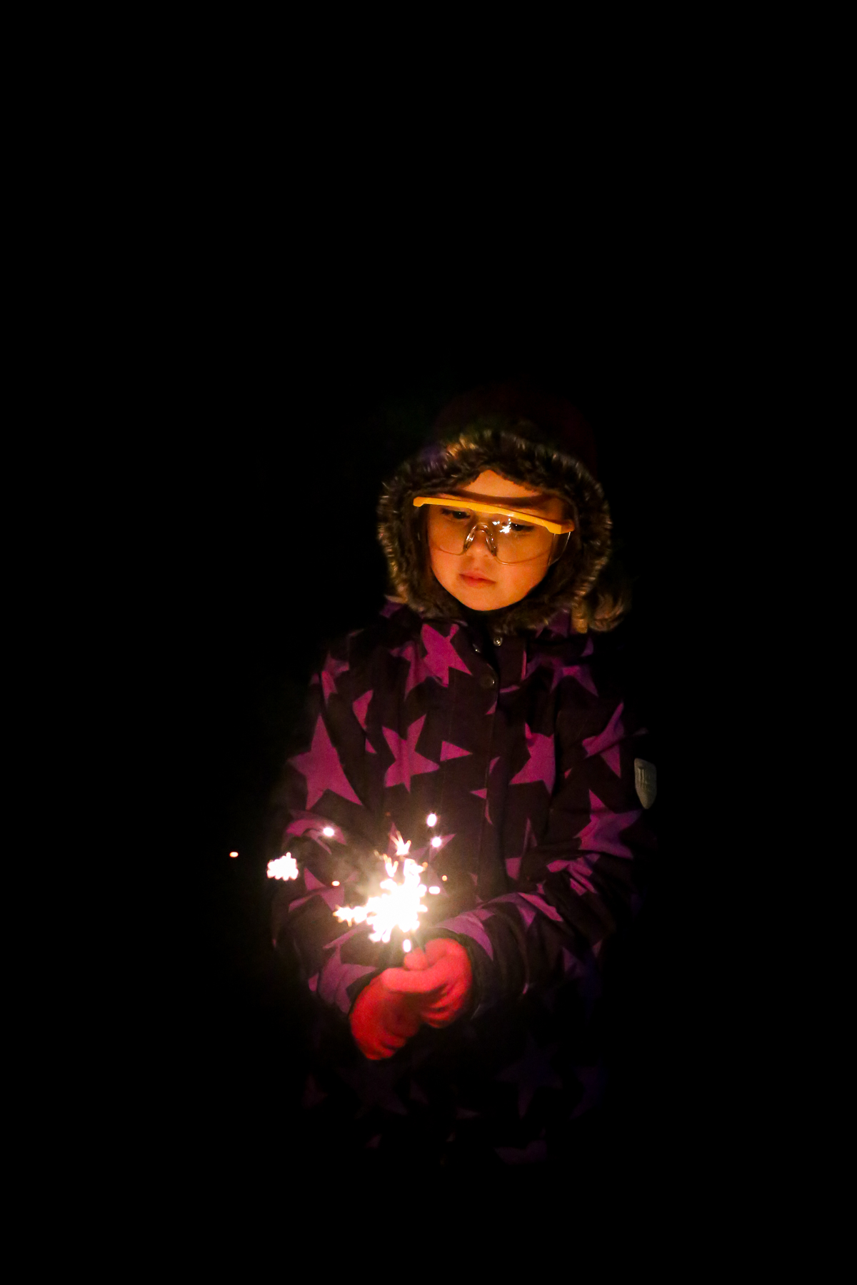 In Denmark, everyone launches their own fireworks on New Year's Eve - literally.  Even the youngest take part - don't forget those safety goggles!