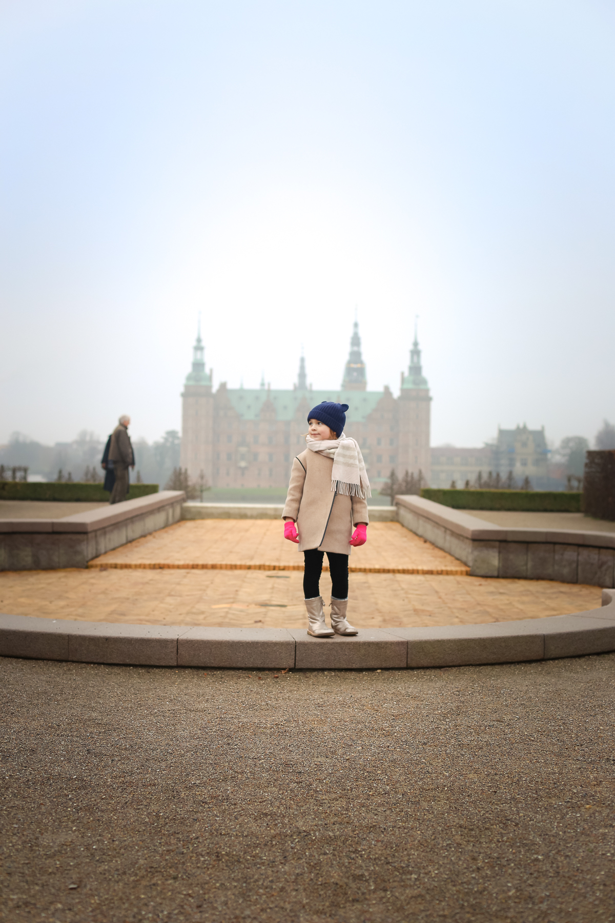 Visiting the Frederiksborg Castle in Hillerod, Denmark, home to the one of the Museum's of National History.