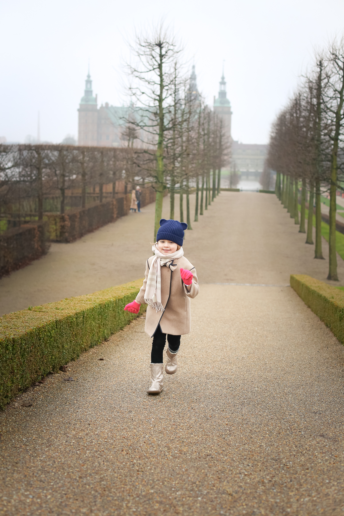 Visiting the Frederiksborg Castle in Hillerod, Denmark, home to the one of the Museum's of National History.