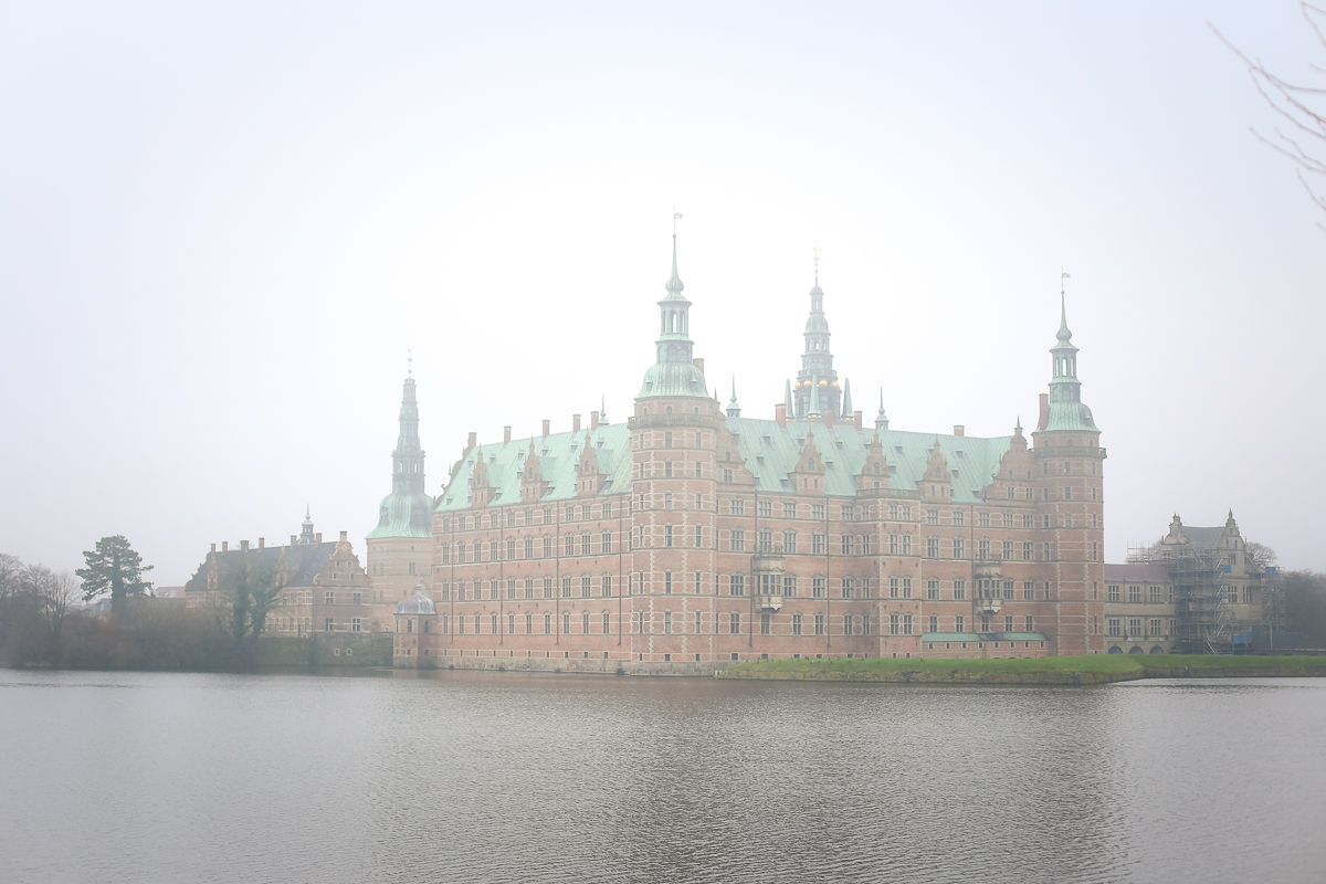 Visiting the Frederiksborg Castle in Hillerod, Denmark, home to the one of the Museum's of National History.