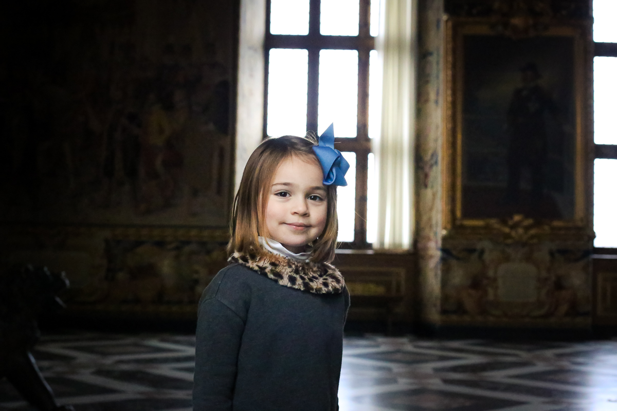 Visiting the Frederiksborg Castle in Hillerod, Denmark, home to the one of the Museum's of National History.