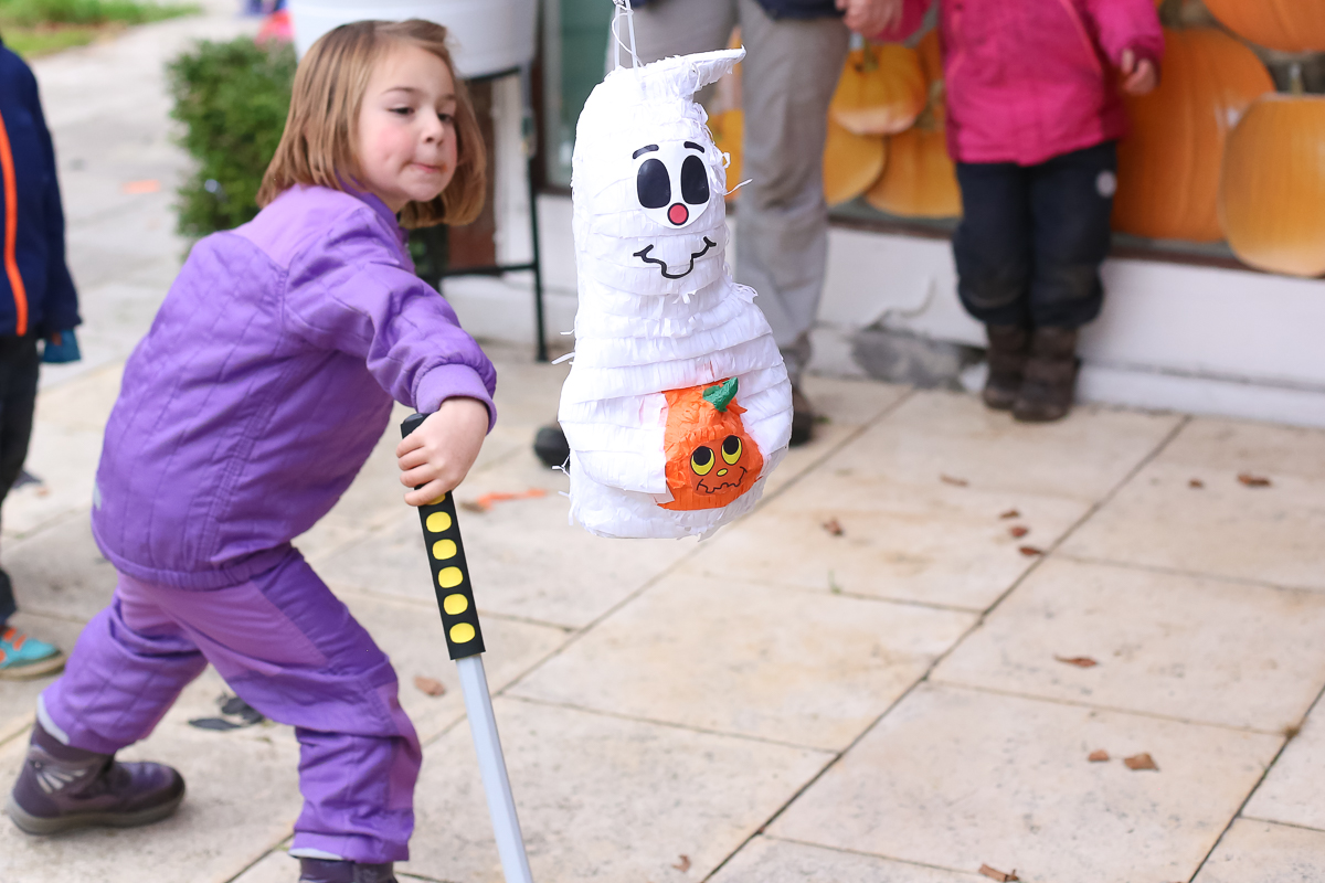 A halloween celebration for a forest school in Denmark.  