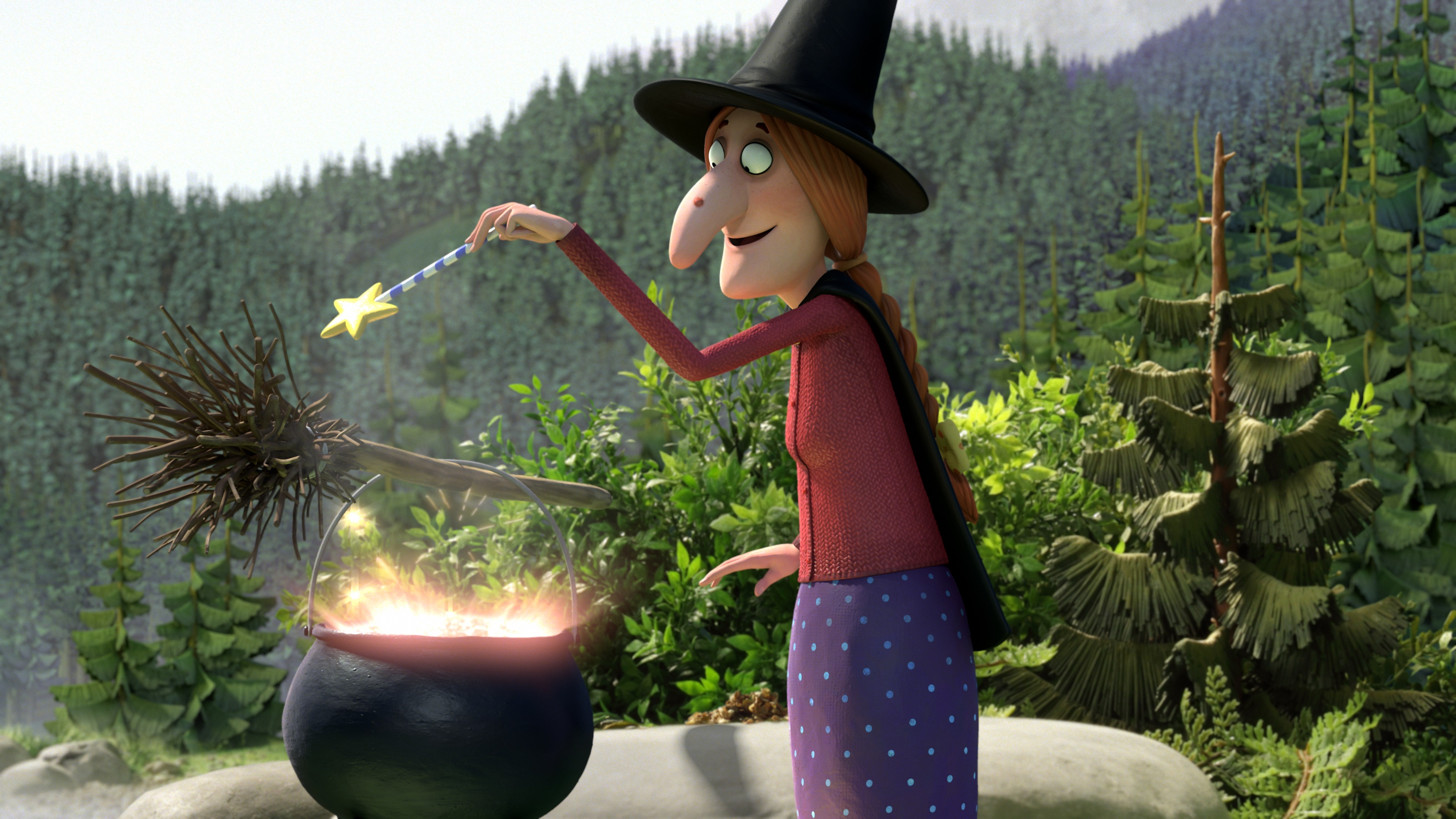 Is there Room on the Broom� | a toddler in the trees