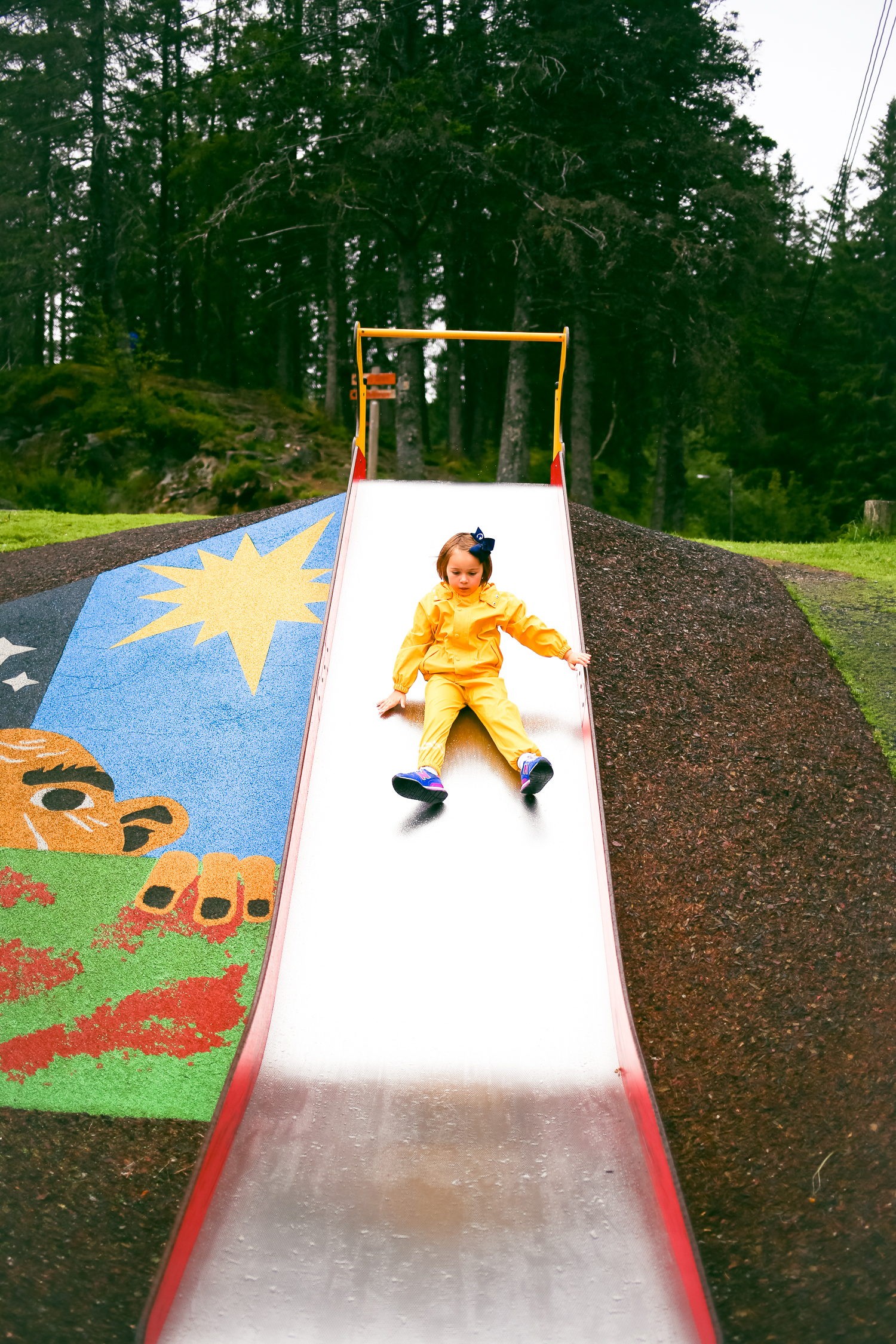 Exploring playgrounds, trolls, and a forest hike with toddlers and children in Bergen, Norway