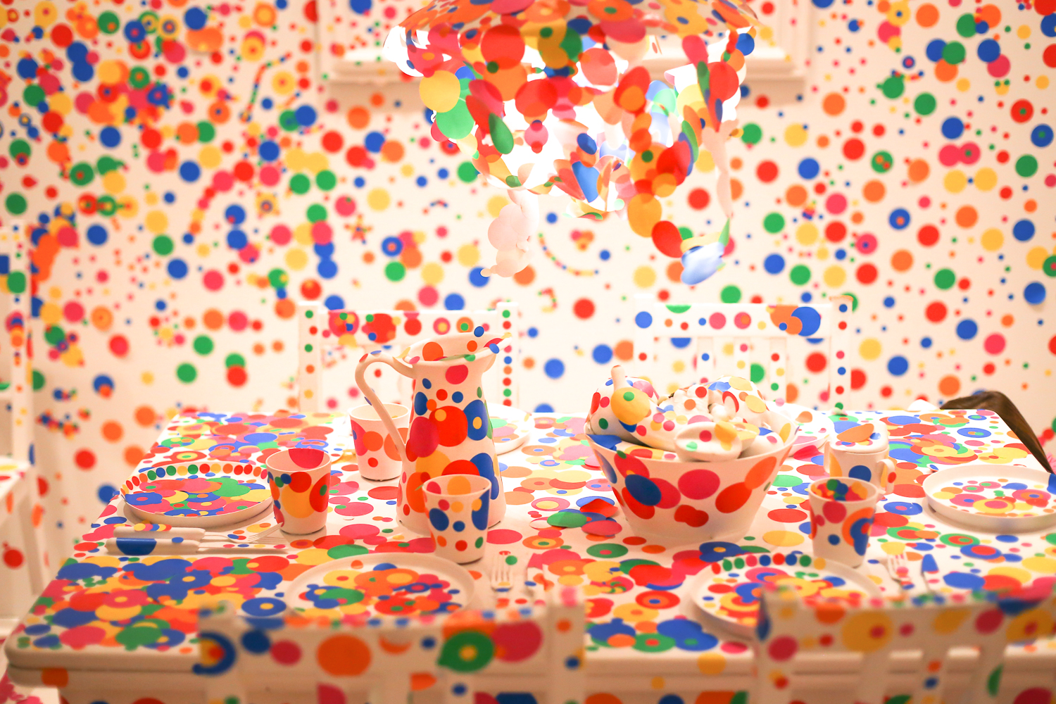 Tips and tricks for visiting the Yayoi Kusama exhibit with children at the Hirshhorn Museum in Washington, DC.