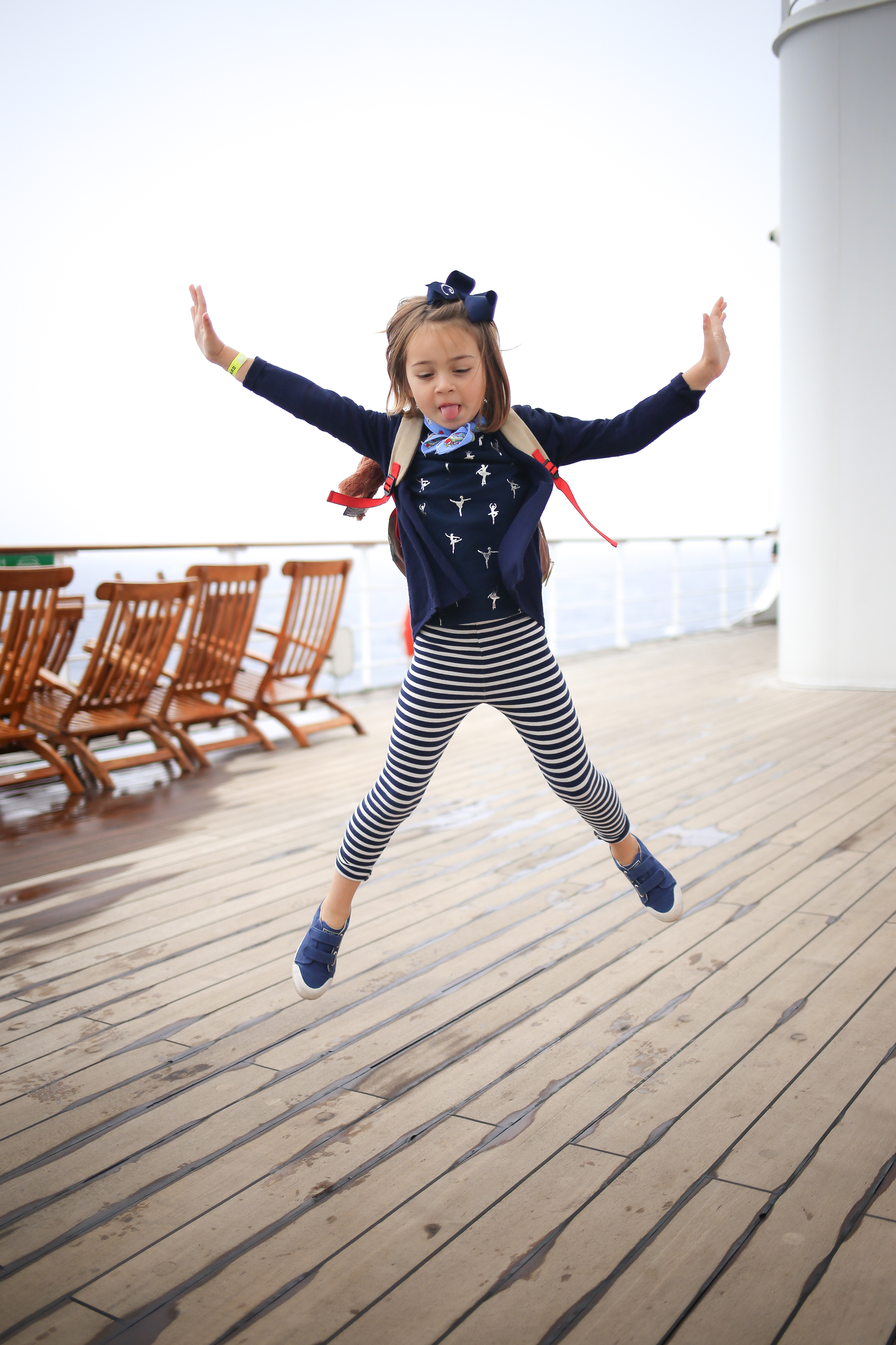 Children and adventures aboard the Queen Mary 2.