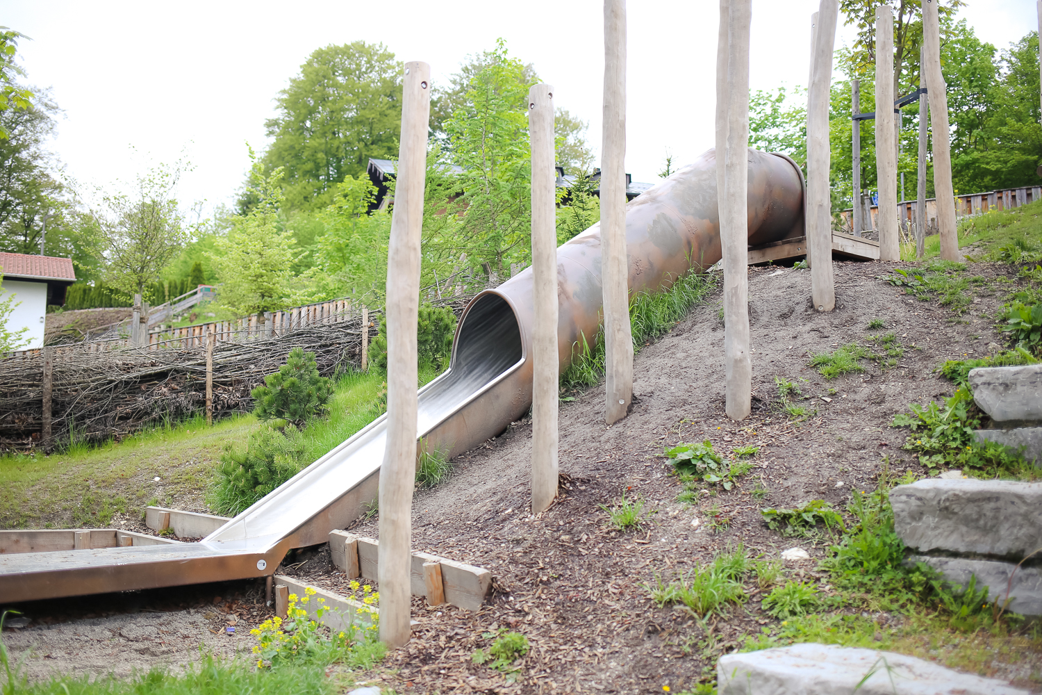 A nature-based playground and environmental center in the alps of Salzburg, Austria. 