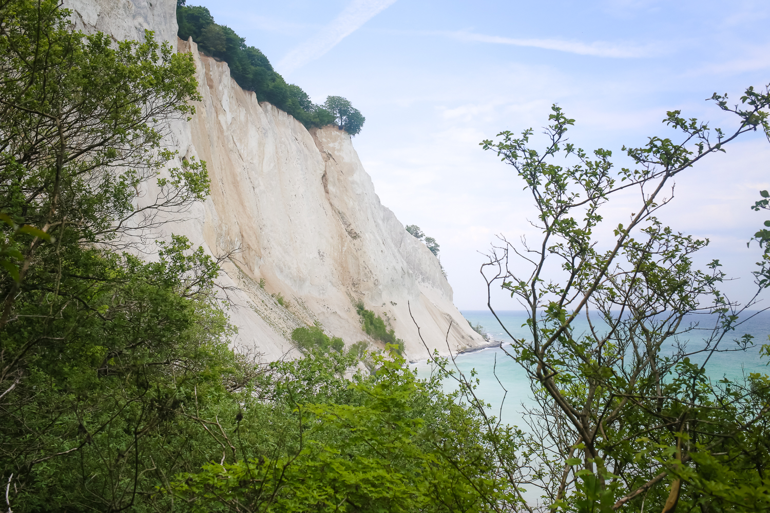 Day trip to Mon island from Copenhagen, Denmark.  Stop to visit the chalky cliffs and the wonderful nature center.