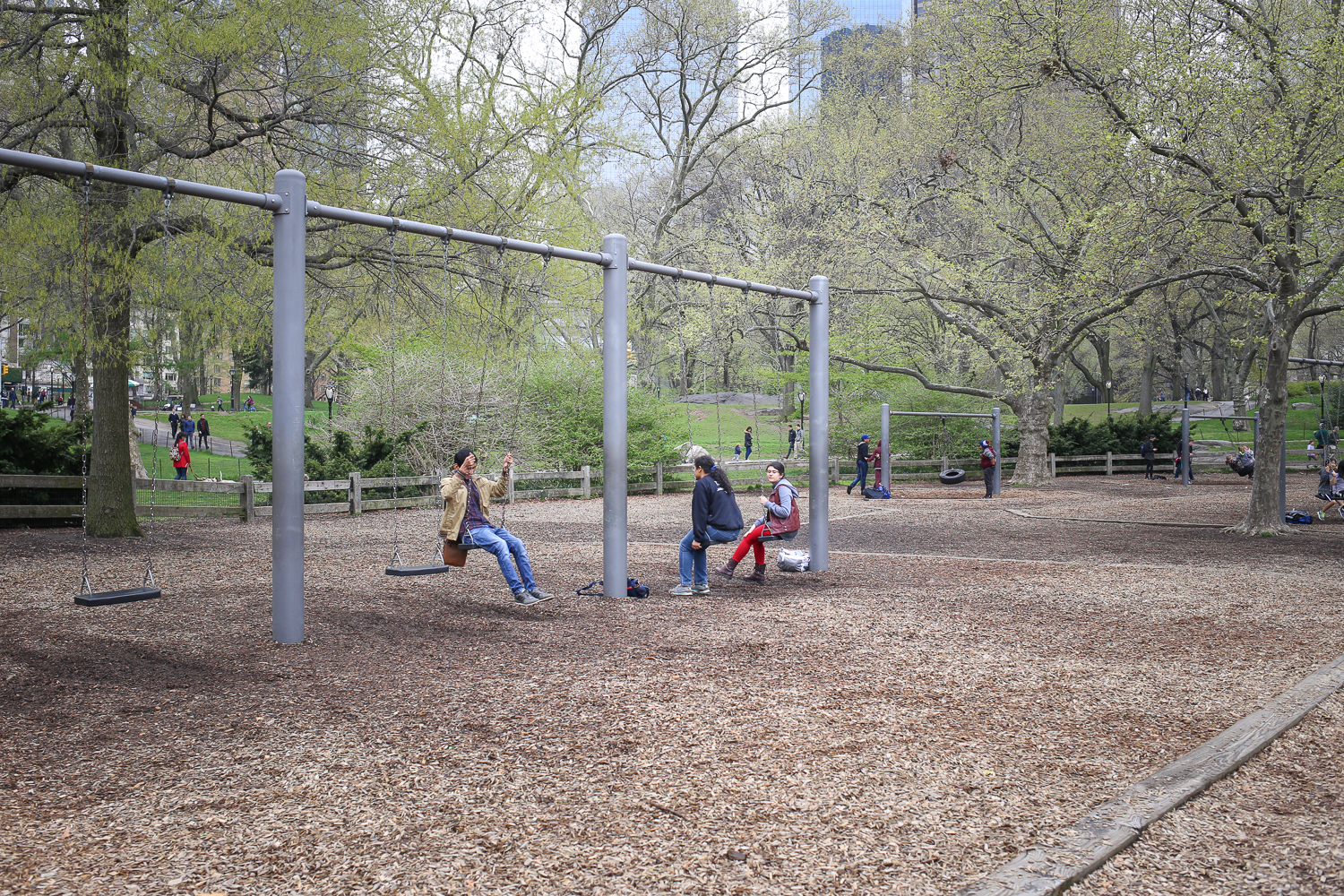Play space and green space in the middle of New York City's Central Park!