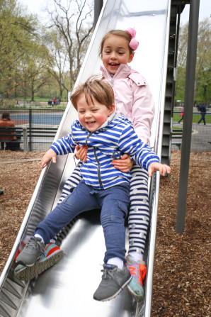 Play space and green space in the middle of New York City's Central Park!